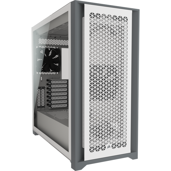  Thùng máy Case Corsair 5000D AirFlow Tempered Glass White | Mid Tower, ATX, Sẵn 2 fan không led 
