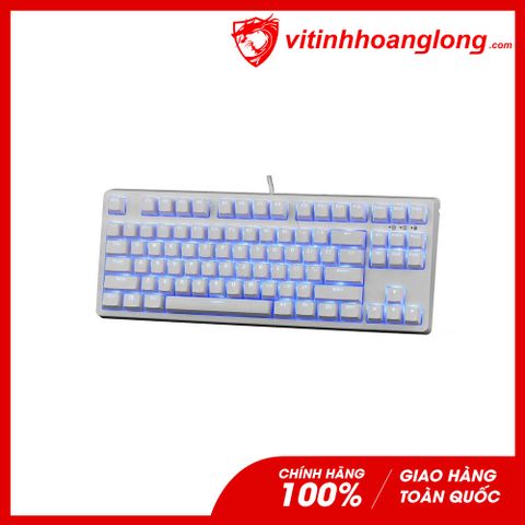  Bàn Phím Cơ E-Dra EK387 TKL Blue Switch (Trắng) 