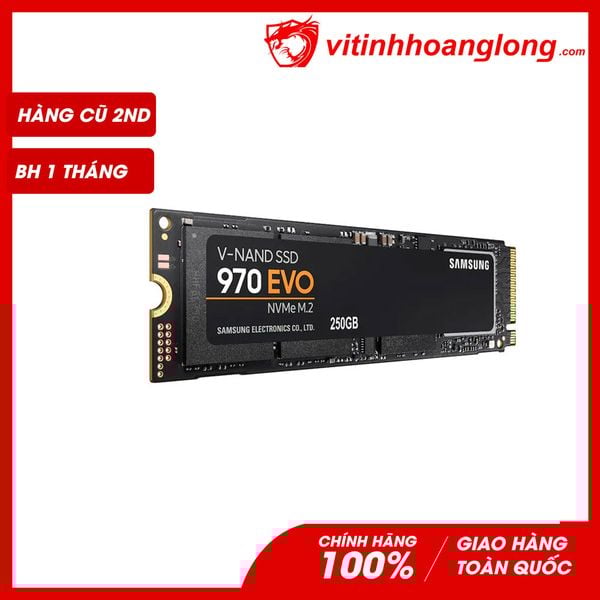Ổ cứng SSD Samsung 250G 970 EVO Plus M.2 NVMe cũ