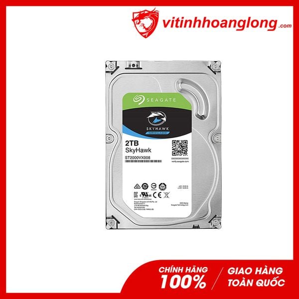 Ổ cứng HDD Seagate 2TB SkyHawk Renew (ST2000VX008)