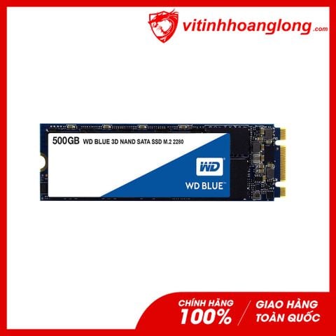  Ổ cứng SSD WD Western Digital 500G Blue M.2 Sata III 6Gb/s (WDS500G2B0B) 