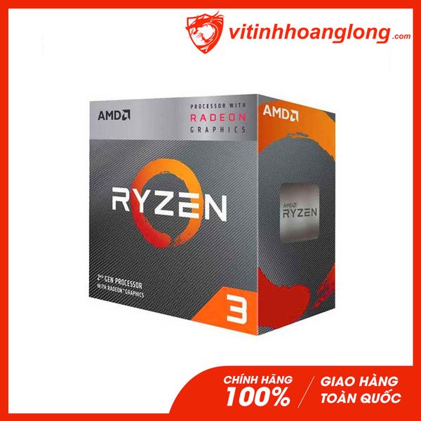 CPU AMD RYZEN 3 3200G (3.6GHz Up to 4.0GHz, AM4, 4 Cores 4 Threads)