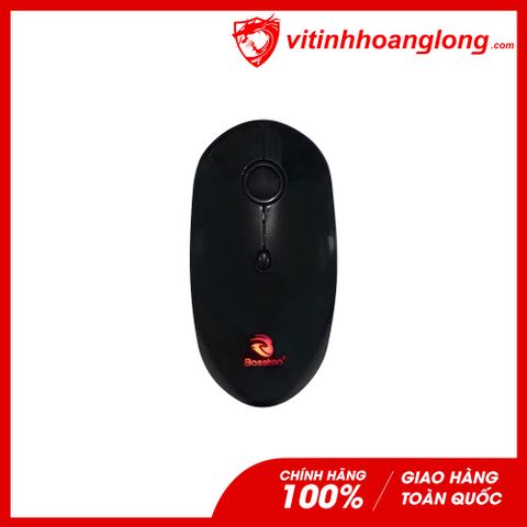  Chuột Không dây Bosston Q9 Silent Chính Hãng (Đen) 