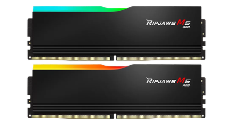  Ram GSkill Ripjaws M5 RGB Black 32GB | 2x16GB, DDR5, 5200MHz (F5-5200J4040A16GX2-RM5RK) 