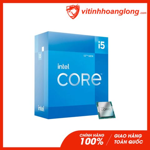  CPU Intel Core i5 12500 ( 3.00GHz Up to 4.60GHz, 6 Nhân 12 Luồng, Cache 18MB, Socket LGA 1700, Alder Lake, UHD Graphics 770, 65W ) 