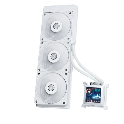  Tản nhiệt nước LianLi HydroShift LCD 360S | White, fan không led 