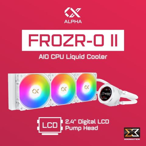  Tản nhiệt nước Xigmatek Frozr-O II 360 (EAN40450) | ARGB, LCD Pump, Trắng 