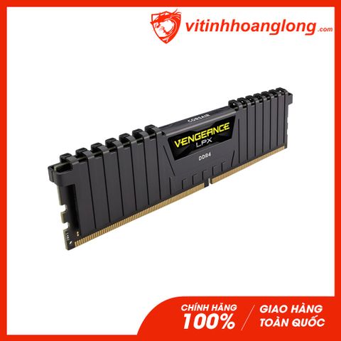  Ram PC DDR4 Corsair 32GB Bus 2666 Vengeance LPX Black Tản Nhiệt (CMK32GX4M1A2666C16) (1x 32GB) 