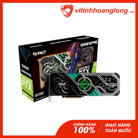  Card màn hình VGA Palit RTX 3070 8GB GDDR6 Gaming Pro V2 LHR ARGB Triple Fan 