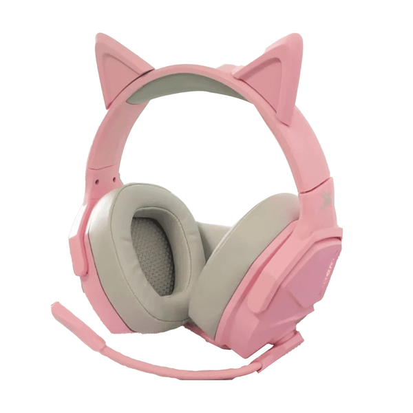  Tai Nghe Xiberia V13U pink cat ear gaming headset wired 7.1 e-sports 