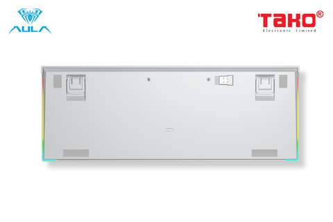  BÀN PHÍM CƠ GAMING CÓ DÂY AULA F3032 (Phiên bản màu trắng/red switch) 