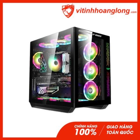  Vỏ Case máy tính Vsp Erog ES4 Có Sẵn LED ARGB 