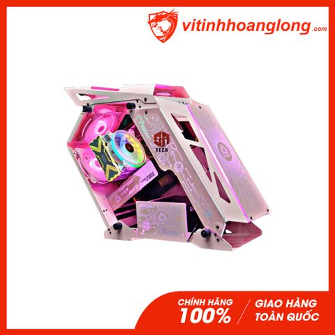  Vỏ Case máy tính Vsp Erog ES1 Pink Có Sẵn LED ARGB 