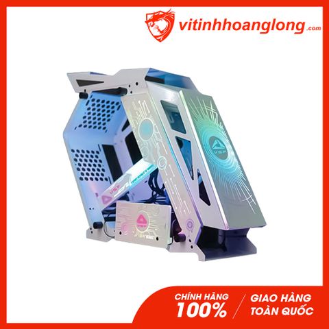  Vỏ Case máy tính Vsp Erog ES1 White Có Sẵn LED ARGB 