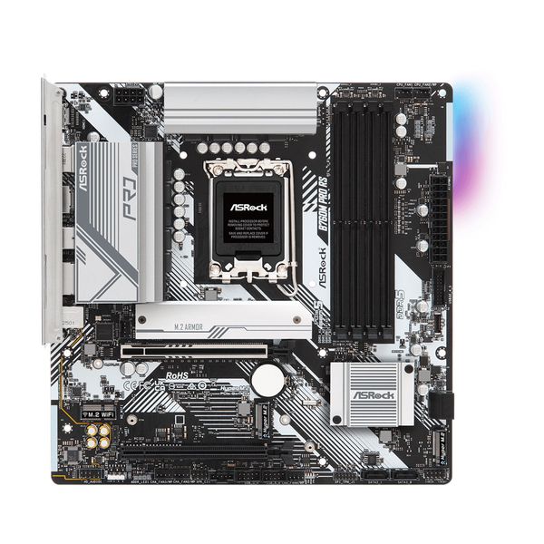  Mainboard ASRock B760M Pro RS | Intel B760, Socket 1700, Micro ATX, 4 khe DDR5 