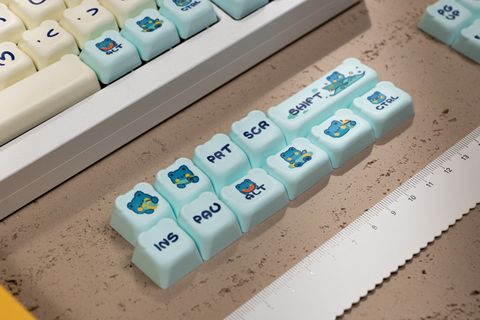  Keycap Akko Lemon Bear Keycap Set 