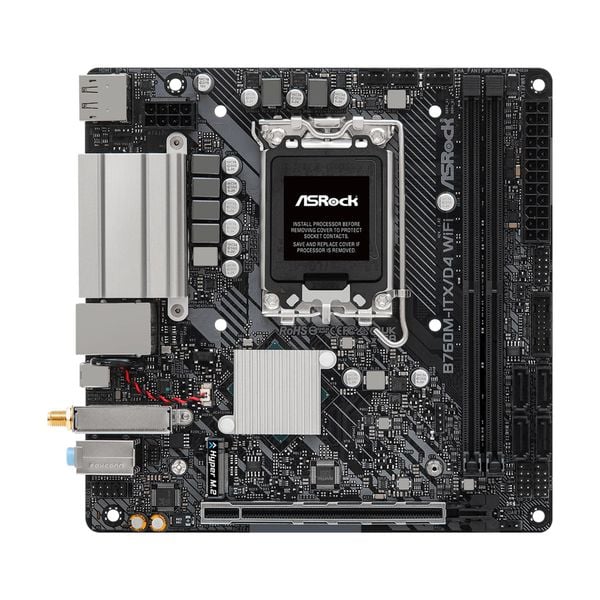  Mainboard ASRock B760M-ITX/D4 WiFi | Intel B760, Socket 1700, Mini-ITX, 2 khe DDR4 