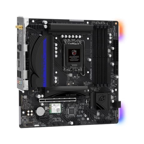  Mainboard ASRock B760M PG Riptide WiFi | Intel B760, Socket 1700, Micro ATX, 4 khe DDR5 