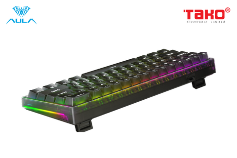  BÀN PHÍM CƠ GAMING CÓ DÂY AULA F3261 (đen | trắng) 
