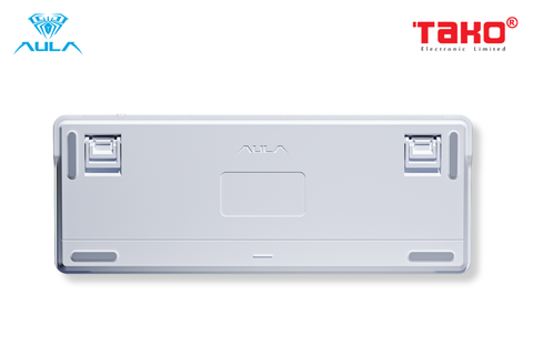  BÀN PHÍM CƠ GAMING 3 MODE AULA F87 (Phiên bản Xám + Trắng + Xám đậm/ Grey wood switch) 