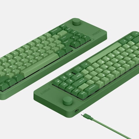  Bàn Phím cơ Mikit M65 Evergreen RGB Red switch (Xanh lá) 