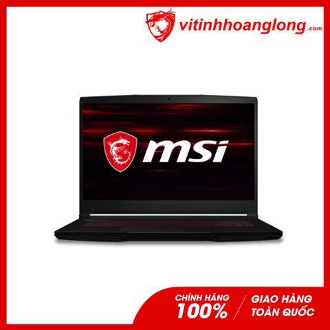  Laptop Msi GF63 Thin 10SC-468VN: I5 10500H, GTX 1650 4G, Ram 8GB, SSD NVMe 512G, Win10, Led Keyboard, 15.6 inch FHD IPS 144Hz (Đen) 