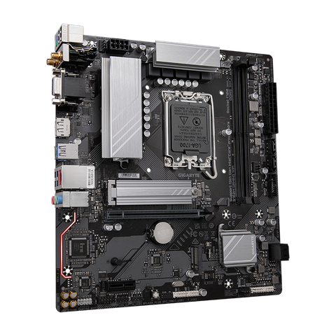  Mainboard Gigabyte B760M GAMING WIFI (rev. 1.2) | Intel B760, Socket 1700, Micro ATX, 2 khe DDR5 