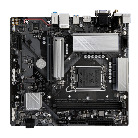  Mainboard Gigabyte B760M GAMING WIFI (rev. 1.2) | Intel B760, Socket 1700, Micro ATX, 2 khe DDR5 