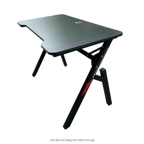  Bàn Gaming chữ Y mặt khuyết | Black 