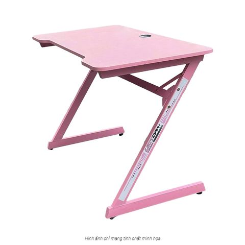  Bàn Gaming chữ Z mặt vuông | Pink 