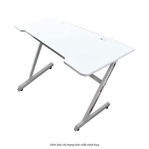  Bàn Gaming chữ Z mặt vuông |White 