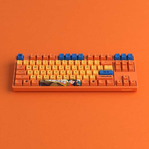  Bàn phím AKKO 3087 RF Dragon Ball Z - Goku Wireless (Switch v3 - Cream Yellow/Blue) 