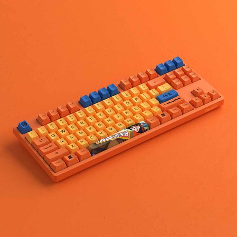  Bàn phím AKKO 3087 RF Dragon Ball Z - Goku Wireless (Switch v3 - Cream Yellow/Blue) 