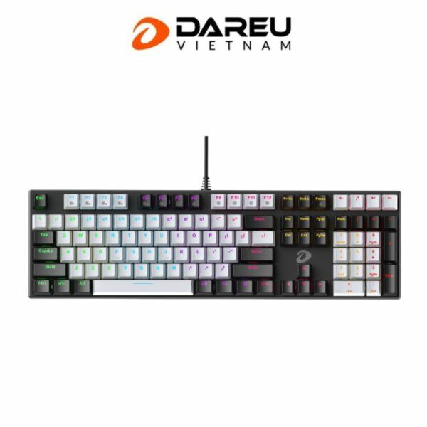  Bàn Cơ Quang Gaming Phím DareU EK810X Black Grey 