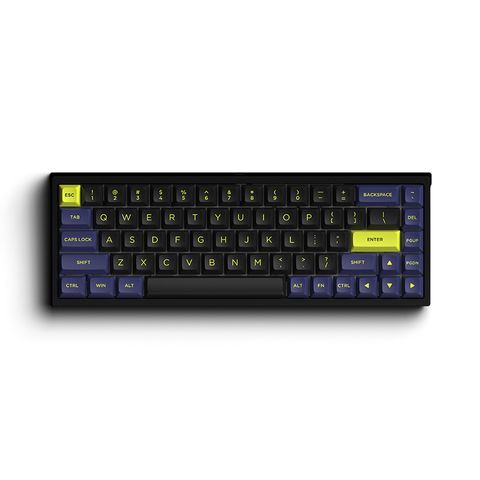  Bàn phím cơ FL-Esport FL680 SAM Night Black Gateron Cap Brown Switch 