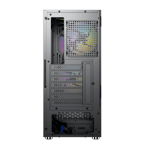  Thùng máy Case Magic GM-04 Black White - Đen trắng | Kèm sẵn 3 fan 