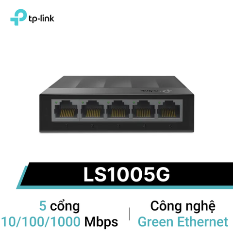  Switch TP-Link TL-LS1005G 5 cổng 10/100/1000Mbps 