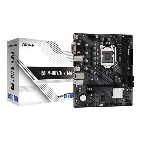  Mainboard Asrock H510M-HDV/M.2 SE | Intel H470, Socket 1200, Micro ATX, 2 khe DDR4 