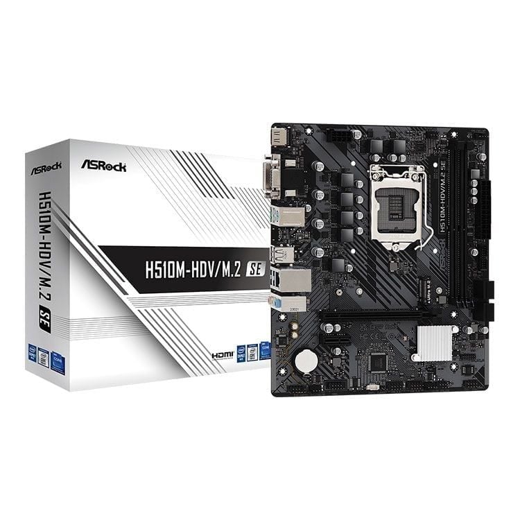 Mainboard Asrock H510M-HDV/M.2 SE | Intel H470, Socket 1200, Micro ATX, 2 khe DDR4