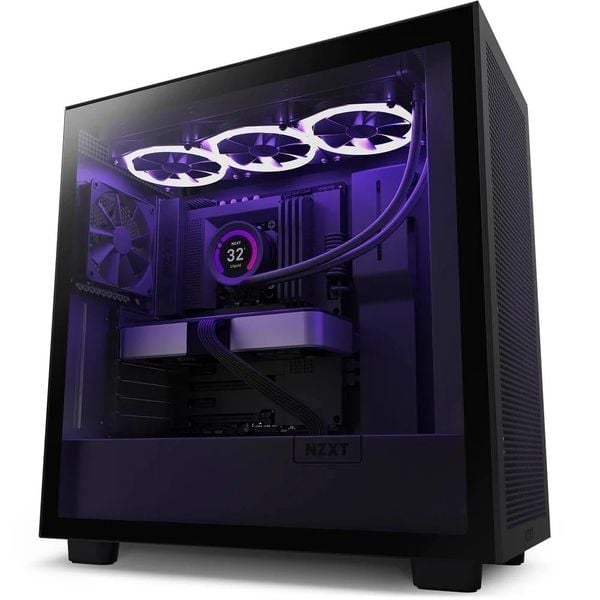  Thùng máy Case NZXT H7 Flow RGB (BLACK/ WHITE) 