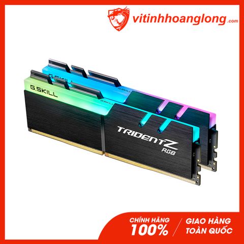  Ram PC DDR4 Gskill 32G Bus 3200 Trident Z RGB(F4-3200C16D-32GTZN)(2 x 16GB) 