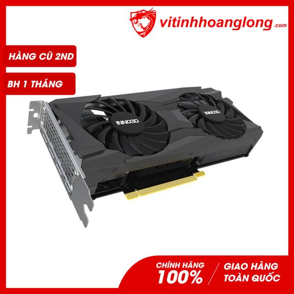 Card màn hình VGA INNO3D GeForce RTX 3050 Twin X2 OC 8GB 2 Fan Cũ BH