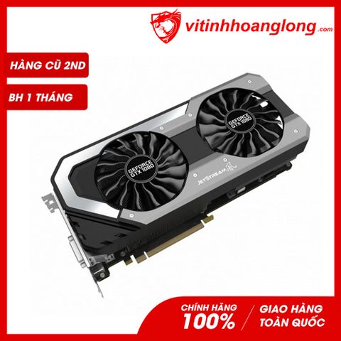  Card màn hình VGA Card Palit GTX 1080 Jetstream 8GB 2 fan cũ 