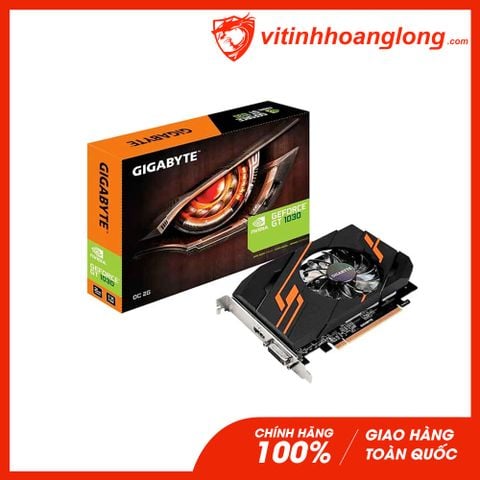  Card màn hình VGA Gigabyte Geforce GV-N1030 OC 2GB D5 1 Fan 