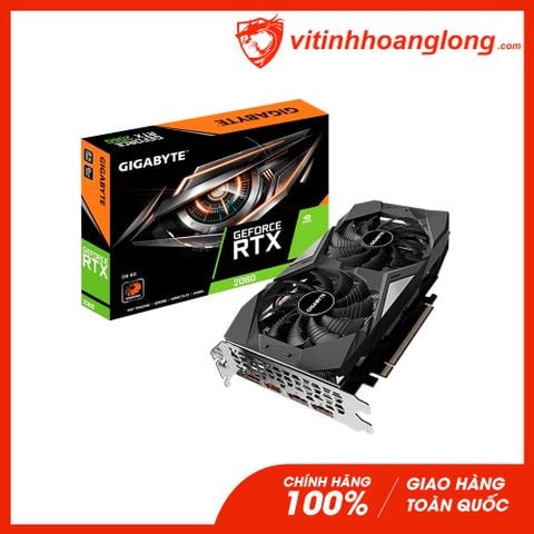  Card màn hình VGA Gigabyte Geforce RTX 2060 6GB GDDR6 (GV-N2060D6-6GD) 