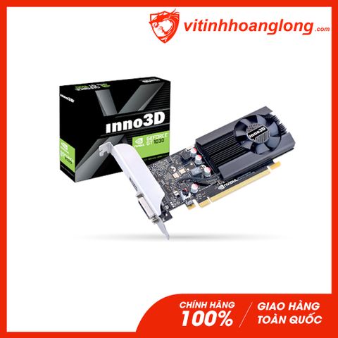  Card màn hình VGA INNO3D GT 1030 2GB GDDR5 (N1030-1DDV-E5BL) 