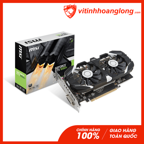  Card màn hình VGA Msi 1050Ti 4GT GDDR5 OCV1 