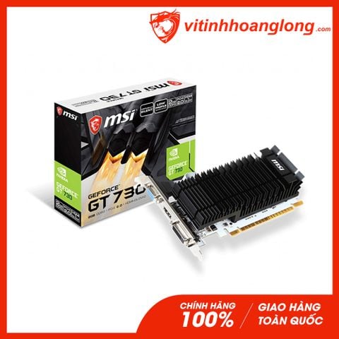  Card màn hình VGA Msi GT 730 2GB D3 Low Profile OC Edition (N730K-2GD3H/LP) 