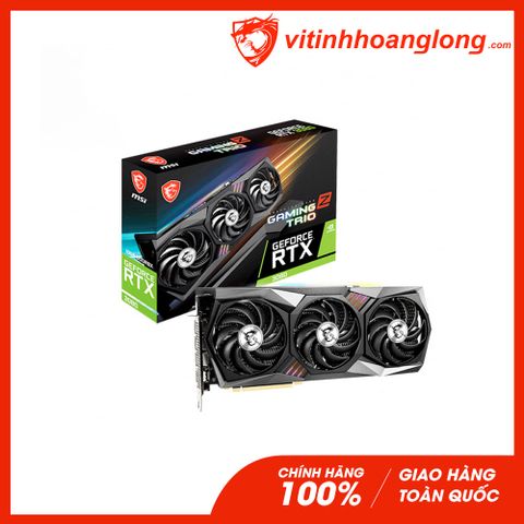  Card màn hình VGA Msi RTX 3080 10GB LHR 3 Fan V2 Gaming Z Trio 