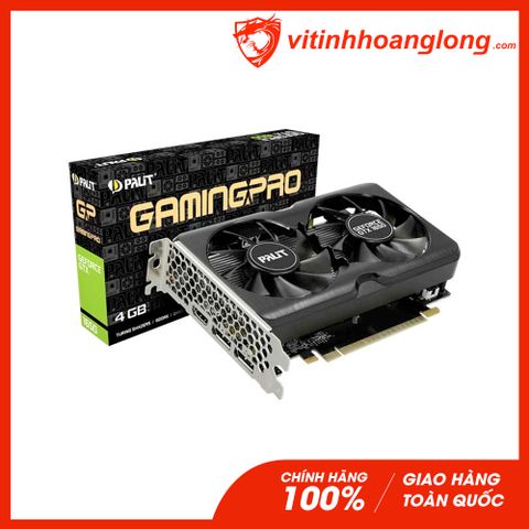  Card màn hình VGA Palit GTX 1650 4GB GDDR6 GP 2 Fan Chính Hãng 